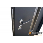  "Solid Glass 408" Defender, порошкова фарба Ral 7021 (гнутий профіль, вулиця)