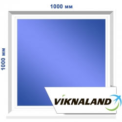 Глухе вікно, 1000 х 1000 мм