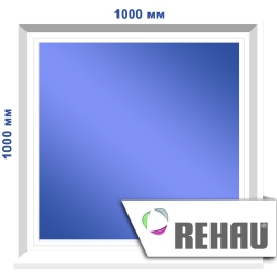 Глухе вікно, 1000 х 1000 мм