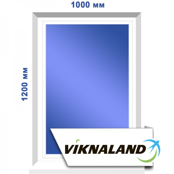 Глухе вікно, 1000 х 1200 мм