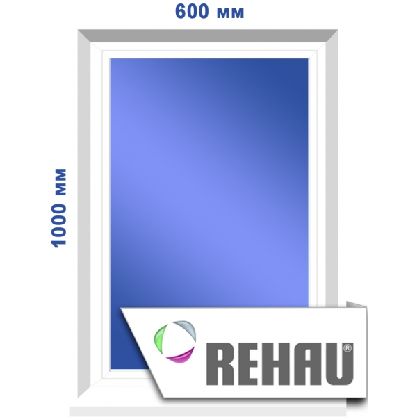 Глухе вікно, 600 х 1000 мм