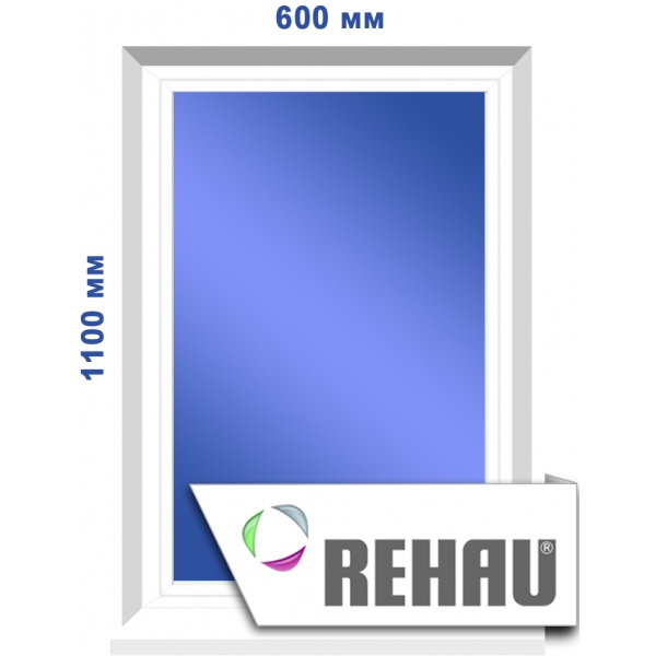 Глухе вікно, 600 х 1100 мм