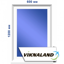 Глухе вікно, 600 х 1200 мм